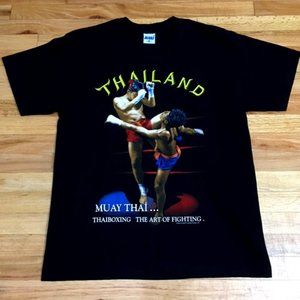 "NWOT" Muay Thai Tee shirt, Black, size M